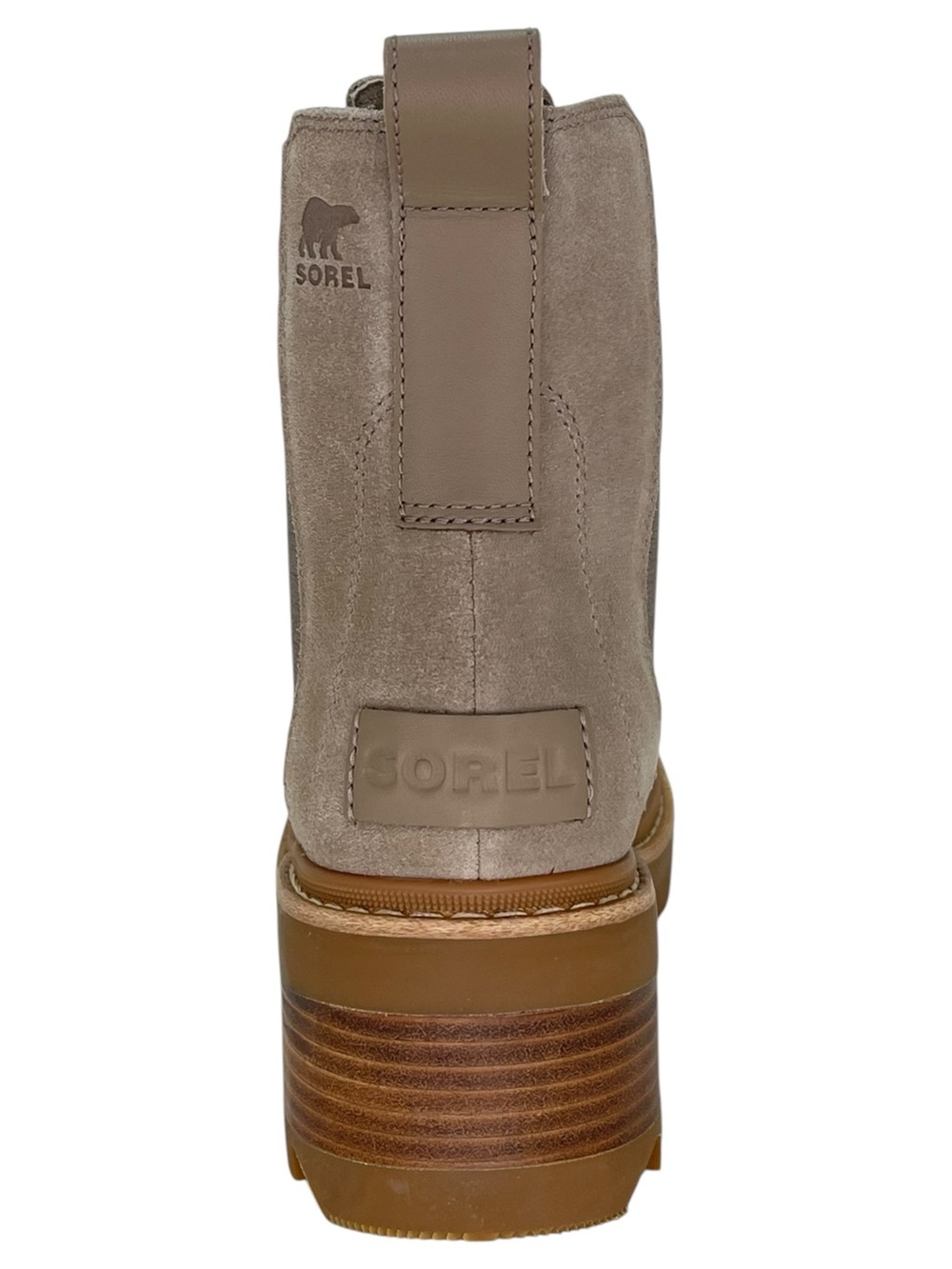 Sorel Joan Now Taupe Suede Waterproof Womens Chelsea Ankle Boots Size 8.5M - Picture 4 of 11